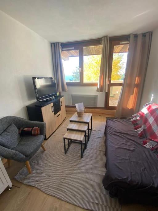 Charmant Studio Cabine 26M² Avec Belle Terrasse Font-Romeu-Odeillo-Via Zewnętrze zdjęcie